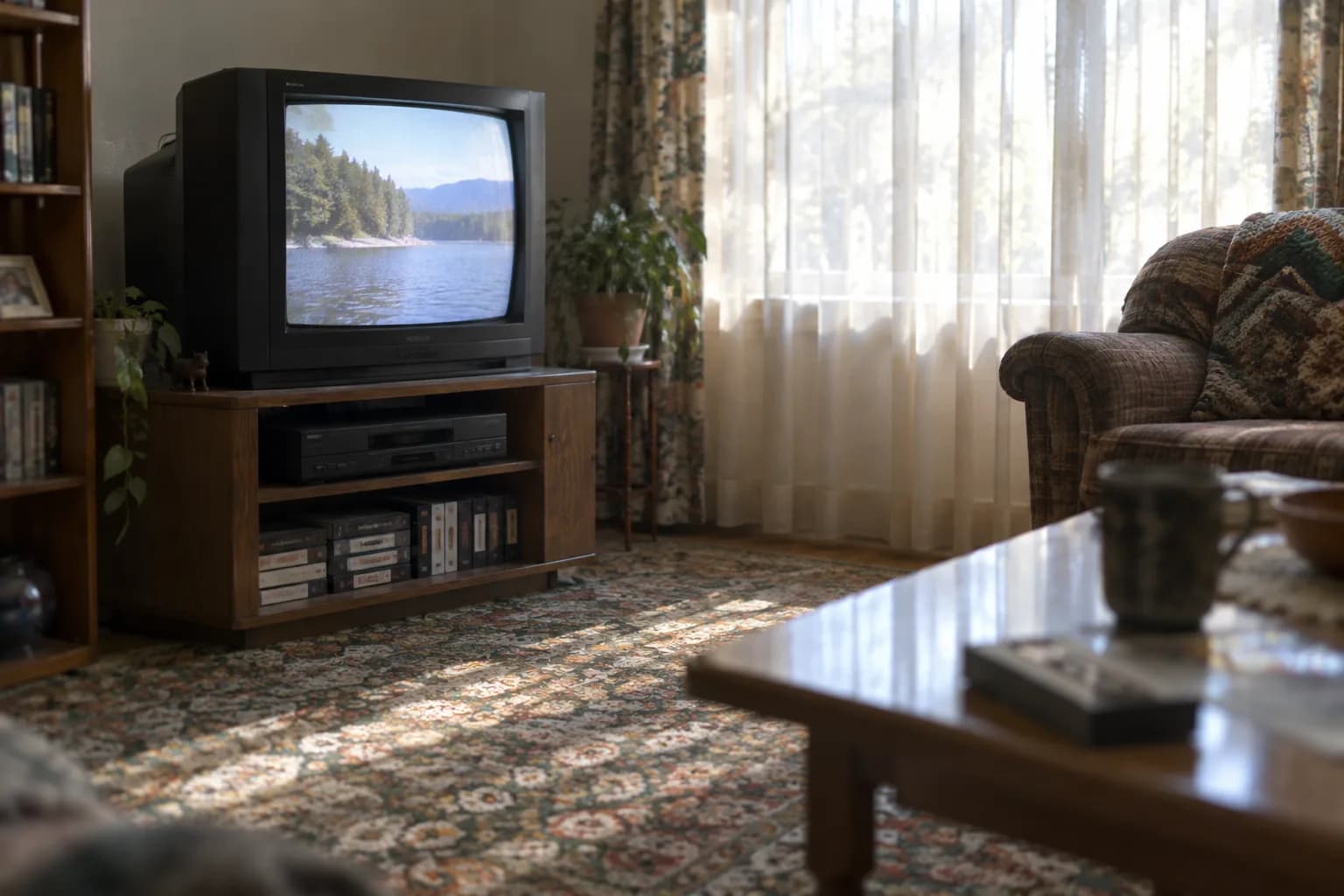 A scene of the kind Vintage VHS LUT — 90s Analog Tape Look is made for